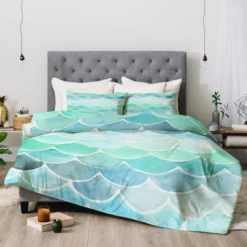 Green Wonder Forest Mermaid Scales Comforter Set - Deny Designs -Deny Designs Shop GUEST bc25c455 e3e4 43d8 98c6 0dd579321eb6