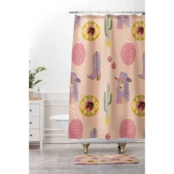Deny Designs Carrie Cantwell Disco Cowgirl Shower Curtain -Deny Designs Shop GUEST bcc466ed ab18 45cc 9e9f d5d4749ea957