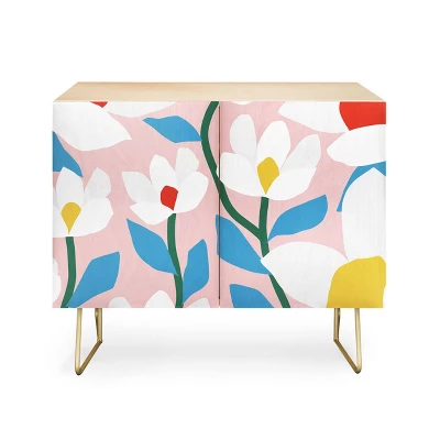 Maritza Lisa White Springs Florals Credenza - Deny Designs 6 Maritza Lisa White Springs Florals Credenza - Deny Designs - Image 4