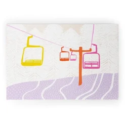 SunshineCanteen Chairlift Looped Vinyl Welcome Mat - Society6 -Deny Designs Shop GUEST bd1784d4 012b 4f48 acb2 56025eb813e0