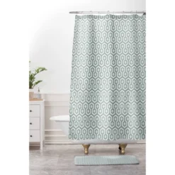 Caroline Okun Icicle Mini Bath Rugs And Mats Gray 24" X 36" - Deny Designs -Deny Designs Shop GUEST bf36f86e 4394 48a9 ba01 612923944b3e
