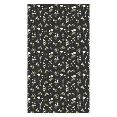 Iveta Abolina Pineberries Botanicals Black Tablecloth - Deny Designs 5 Iveta Abolina Pineberries Botanicals Black Tablecloth - Deny Designs - Image 3