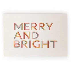 Rachel Szo Merry And Bright Light Looped Vinyl Welcome Mat - Society6 -Deny Designs Shop GUEST c0329da1 d033 468e bc4e e4ba0340c924