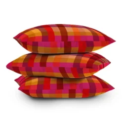 Deny Designs Camilla Foss Gingham Square Outdoor Throw Pillow Red -Deny Designs Shop GUEST c0b97a39 311f 49e9 b162 55da8a5f8574