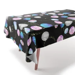 Retrografika Outer Space Planets Galaxies Tablecloth - Deny Designs