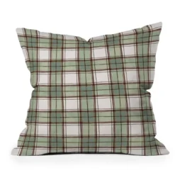 20"x20" Deny Designs Ninola Design Geo Checks Outdoor Throw Pillow Green -Deny Designs Shop GUEST c1a5eb39 7d98 4074 8a73 f107ea0a6917 1