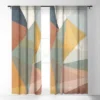 Little Arrow Design Co Modern Triangle Mosaic Multi Single Panel Sheer Window Curtain - Deny Designs -Deny Designs Shop GUEST c21d36fc b5bc 4b64 9baa 9a5141905a1f