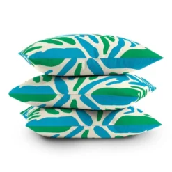 16"x16" Chuck Gonzales Coral Square Throw Pillow Green - Deny Designs -Deny Designs Shop GUEST c2586f9c 6e65 4516 929b 9922a1cb0faa