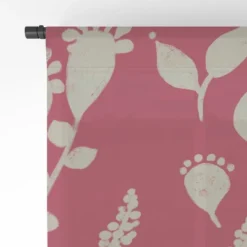 Viviana Gonzalez Floral Magenta Vibes Single Panel Sheer Window Curtain - Deny Designs -Deny Designs Shop GUEST c2a9eaa6 5281 4373 9ca4 2e80202fa3ac