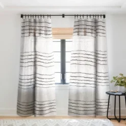Holli Zollinger LINEN STRIPE RUSTIC Single Panel Sheer Window Curtain - Deny Designs -Deny Designs Shop GUEST c42c5beb ef09 4abd 8d02 2abdc0bc0b3b