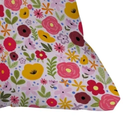 16"x16" Vivien Yip Whimsical Florals Square Throw Pillow Pink - Deny Designs -Deny Designs Shop GUEST c42e2491 b434 4da5 92b7 4d19d269a58b