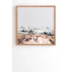 Iveta Abolina Pastel Mountains Bamboo Framed Wall Art - Deny Designs -Deny Designs Shop GUEST c494e633 8d5c 422a 86d8 533a823147fc