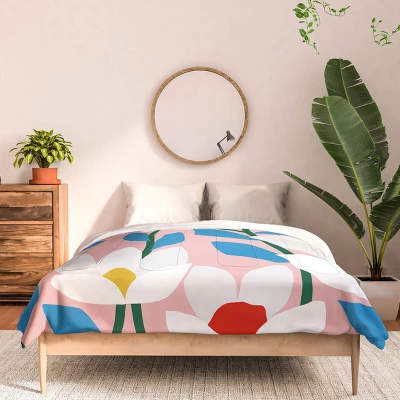 Deny Designs White Springs Florals Comforter Set Various Colors 4 Deny Designs White Springs Florals Comforter Set Various Colors - Image 2