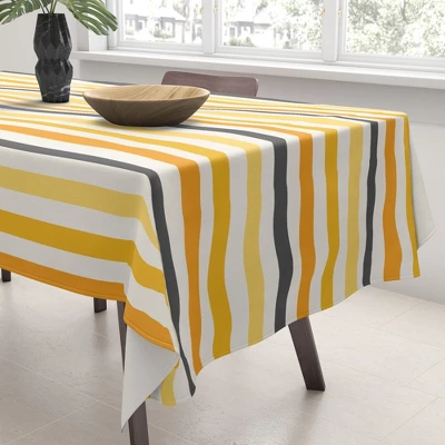 Avenie Halloween Stripes Tablecloth - Deny Designs 4 Avenie Halloween Stripes Tablecloth - Deny Designs - Image 2