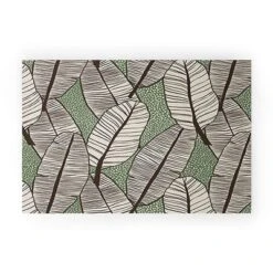Alisa Galitsyna Tropical Banana Leaves Pattern Welcome Mat - Society6 -Deny Designs Shop GUEST c7f22767 8b29 4f56 9c31 b357722a8ee1