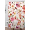 Utart Hygge Watercolor Midsummer Dogroses Pattern Shower Curtain Pink - Deny Designs -Deny Designs Shop GUEST c87e9780 9656 46b7 b87d 00153f393683
