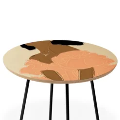 EELISE_NDRI Gushin Over You Side Table - Deny Designs