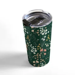 Emanuela Carratoni Meadow Flowers Theme Travel Mug 20 Oz Stainless Steel Travel Mug - Deny Designs