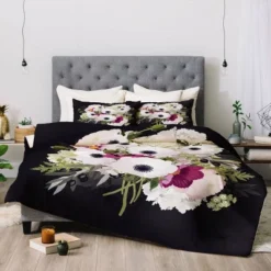 Iveta Abolina Antoinette Floral Comforter Set Black/Pink - Deny Designs 9 Iveta Abolina Antoinette Floral Comforter Set Black/Pink - Deny Designs -Deny Designs Shop GUEST ca3d91b9 0a9f 4681 a551 1fc935756417