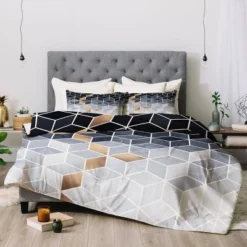 Elisabeth Fredriksson Soft Gradient Cubes 100% Cotton Comforter Set - Deny Designs -Deny Designs Shop GUEST cdfcd2cf 08c0 47df a121 5cea7c090279 1
