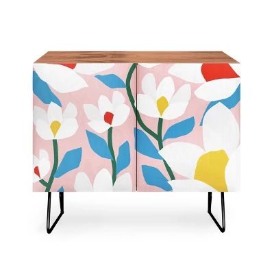 Maritza Lisa White Springs Florals Credenza - Deny Designs 7 Maritza Lisa White Springs Florals Credenza - Deny Designs - Image 5