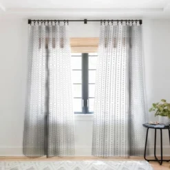 Holli Zollinger FRENCH LINEN STRIPE Single Panel Sheer Window Curtain - Deny Designs -Deny Designs Shop GUEST cf91fde2 ab02 4c24 8b60 d943a560cd08