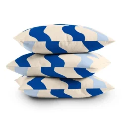 16"x16" Deny Designs Angela Minca Lines Outdoor Throw Pillow Blue -Deny Designs Shop GUEST cf98cdc3 fbdf 4a4c 93f0 9b3e0a709a89