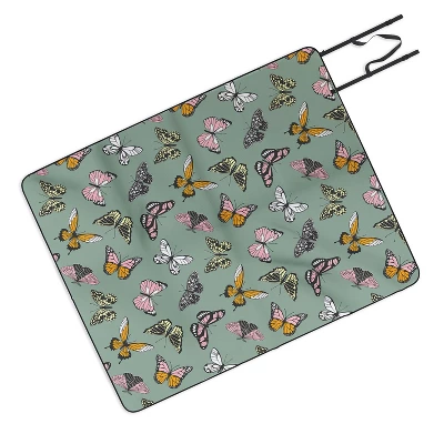 Emanuela Carratoni Wild Butterflies Picnic Blanket - Deny Designs 5 Emanuela Carratoni Wild Butterflies Picnic Blanket - Deny Designs - Image 3