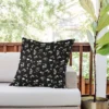 26"x26" Deny Designs Iveta Abolina Pineberry Botanical Outdoor Throw Pillow Black: UV Protected, Mildew Resistant Square Cushion -Deny Designs Shop GUEST d077e729 8667 441c 98c5 aa20dfada1ea