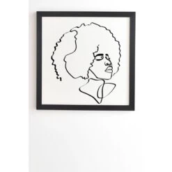 Domonique Brown Soul Fro Framed Wall Art Black - Deny Designs -Deny Designs Shop GUEST d20ae403 6eb6 4e4e ac31 84414d9284c8