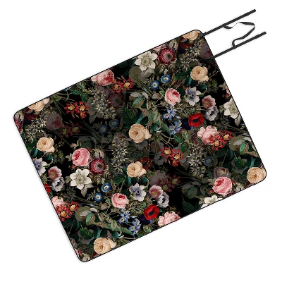 Burcu Korkmazyurek Dark Garden Picnic Blanket - Deny Designs 5 Burcu Korkmazyurek Dark Garden Picnic Blanket - Deny Designs - Image 3