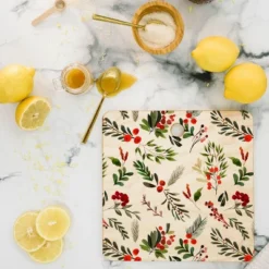 Marta Barragan Camarasa Christmas Botany 001 Cutting Board - Deny Designs