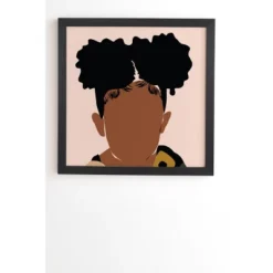 Domonique Brown Two Puffs Framed Wall Art Black - Deny Designs -Deny Designs Shop GUEST d2bdf471 536e 4472 9721 c50c75d7e0fa