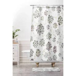 Kelli Murray Succulents Shower Curtain Green/Brown - Deny Designs -Deny Designs Shop GUEST d2e4b819 3f99 442e af26 d1aabfb666fa