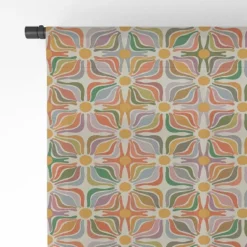 Evamatise Abstract Flowers Summer Holiday Single Panel Sheer Window Curtain - Deny Designs -Deny Designs Shop GUEST d2e9cd02 eb1a 413e bf96 d6b2f3c6763f