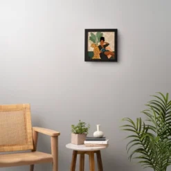 Domonique Brown Stay Home No. 1 Framed Wall Art Black - Deny Designs -Deny Designs Shop GUEST d3551eef 547e 4b48 86d6 4f4ae2c18532