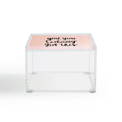 Allyson Johnson You Got This Girl 4" X 4" Acrylic Box - Deny Designs 4 Allyson Johnson You Got This Girl 4" X 4" Acrylic Box - Deny Designs - Image 2