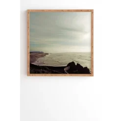 Chelsea Victoria A Day At The Beach Bamboo Framed Wall Art - Deny Designs -Deny Designs Shop GUEST d7f5aacc fda8 465b 98c0 25f655178c0e