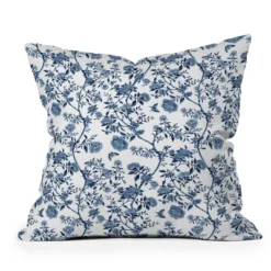 16"x16" Deny Designs Evanjelina & Co Chinoiserie Outdoor Throw Pillow Blue -Deny Designs Shop GUEST d83cd0ca 3d9a 40b4 8f24 de9ff0b5dcfe