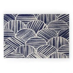 Alisa Galitsyna Navy Blue Striped Pattern Welcome Mat - Society6 -Deny Designs Shop GUEST d868c921 b238 4bfc be8b 78bad8b65150