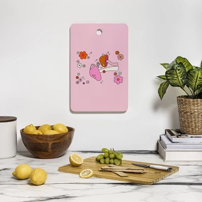 Daily Regina Designs Colorful Mushrooms And Flowers Cutting Board Rectangle - Deny Designs 4 Daily Regina Designs Colorful Mushrooms And Flowers Cutting Board Rectangle - Deny Designs - Image 2