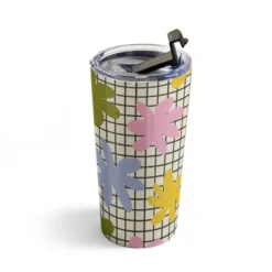 Alisa Galitsyna Playful Flowers20 Oz Stainless Steel Travel Mug - Deny Designs