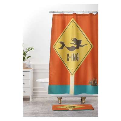 Anderson Design Group Mermaid X Ing Bath Rugs And Mats Pumpkin 24" X 36" - Deny Designs 3 Anderson Design Group Mermaid X Ing Bath Rugs And Mats Pumpkin 24" X 36" - Deny Designs