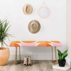 ThirtyOne Illustrations Bench Tangerine/Black - Deny Designs -Deny Designs Shop GUEST dada4eda ab0c 431c 8980 648de12071ad