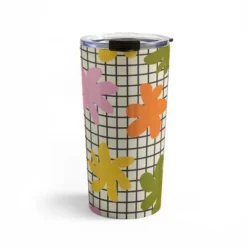 Alisa Galitsyna Playful Flowers20 Oz Stainless Steel Travel Mug - Deny Designs -Deny Designs Shop GUEST db2771c6 e1c7 4039 b617 5f5ba43a8880