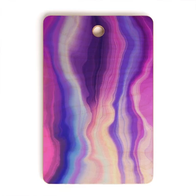Marta Barragan Camarasa Lilac Luminous Strokes Cutting Board - Deny Designs 5 Marta Barragan Camarasa Lilac Luminous Strokes Cutting Board - Deny Designs - Image 3