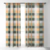 Miho Retro Color Illusion Single Panel Sheer Window Curtain - Deny Designs -Deny Designs Shop GUEST db872f14 1ae9 4d87 810a cdd2b1ec72e4