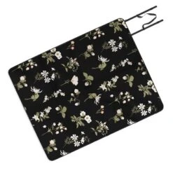 Iveta Abolina Pineberries Botanicals Black Picnic Blanket - Deny Designs -Deny Designs Shop GUEST dcce24e1 fe88 485c 9753 cb4dc44573f8