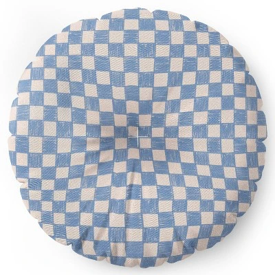 Schatzi Brown Alice Check Powder Floor Pillow - Deny Desings 3 Schatzi Brown Alice Check Powder Floor Pillow - Deny Desings