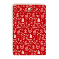 Pimlada Phuapradit Christmas Village Red Cutting Board Rectangle -Deny Designs 7 Pimlada Phuapradit Christmas Village Red Cutting Board Rectangle -Deny Designs -Deny Designs Shop GUEST dd68e230 83a0 4989 a70e f068b6420109